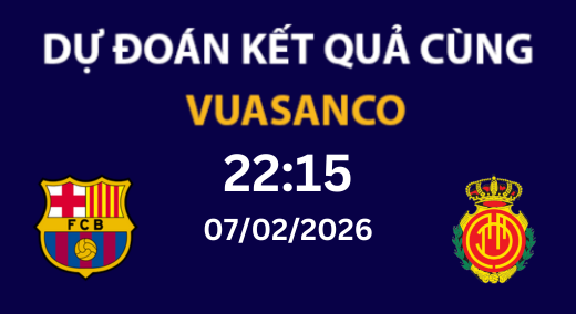 Soi kèo Barcelona vs Mallorca – 22H15 – 07/02/2026 – La Liga